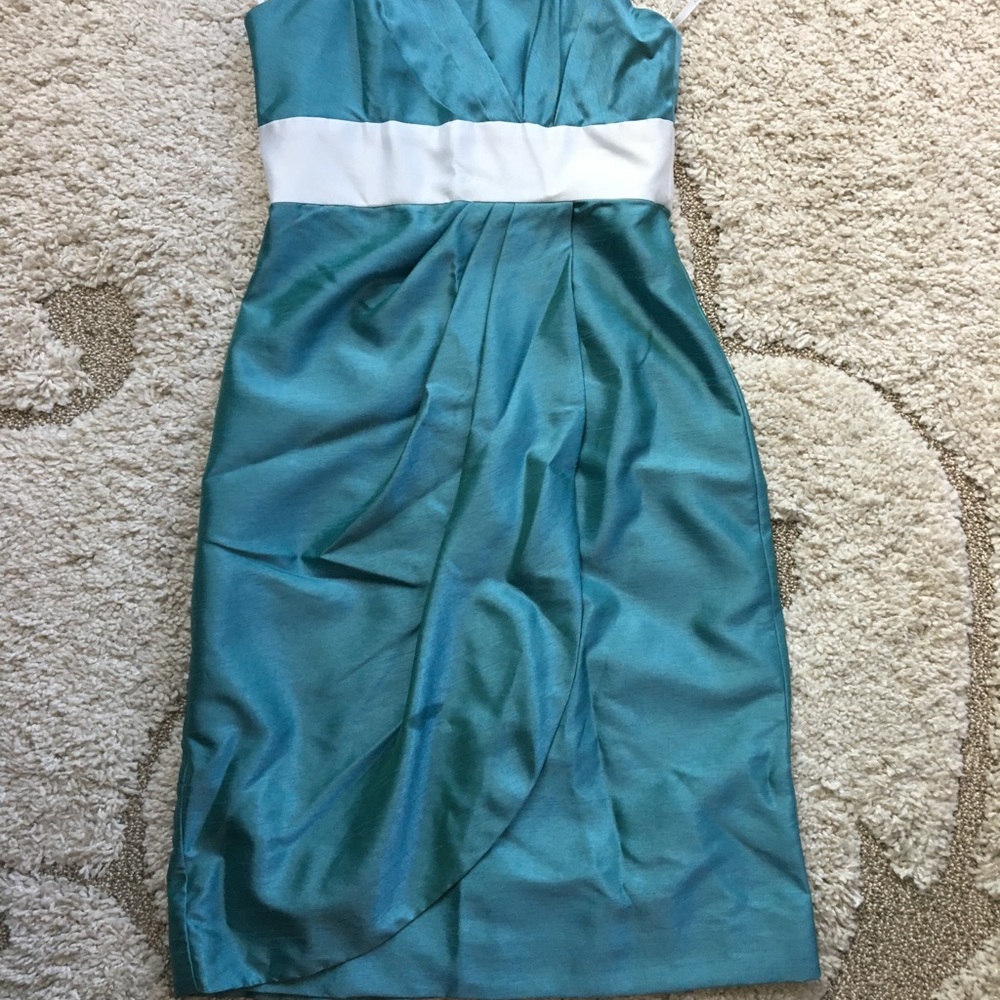Wtoo Strapless Sweetheart Neck Bridesmaid Dress 2 - Picture 6 of 6